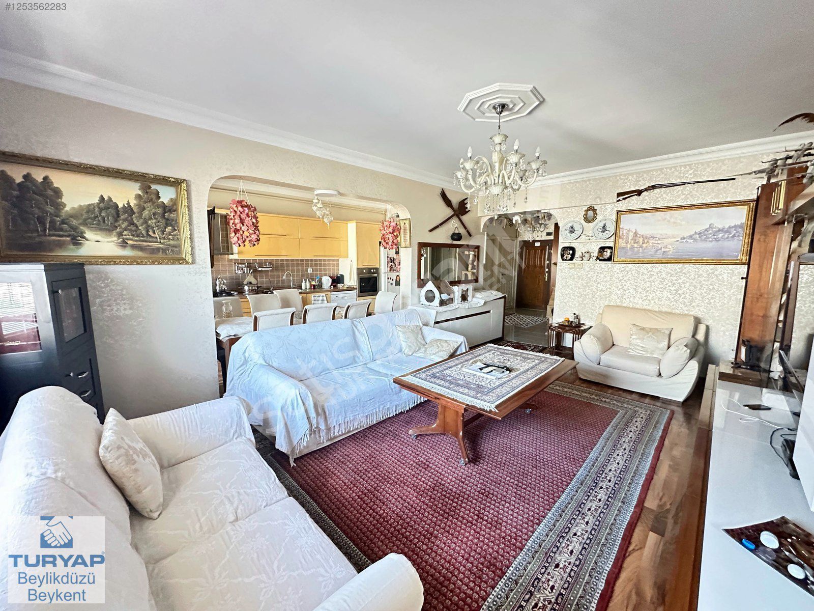 Turyap'tan Marmarapark AVM yakını içi yapılı 3+1 Satılık Daire