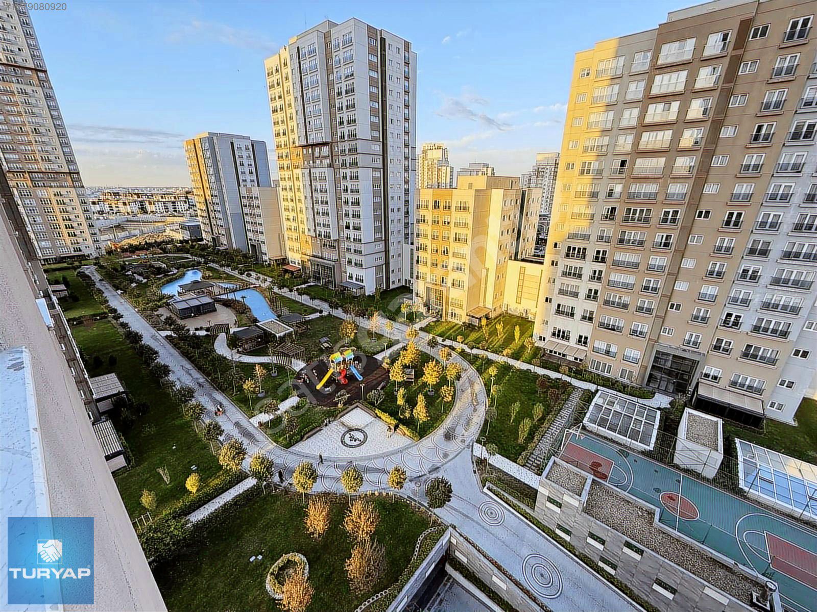 AVRUPARK HAYATTA TERASLI FULL YAPILI EŞYALI 1+1 SATILIK DAİRE