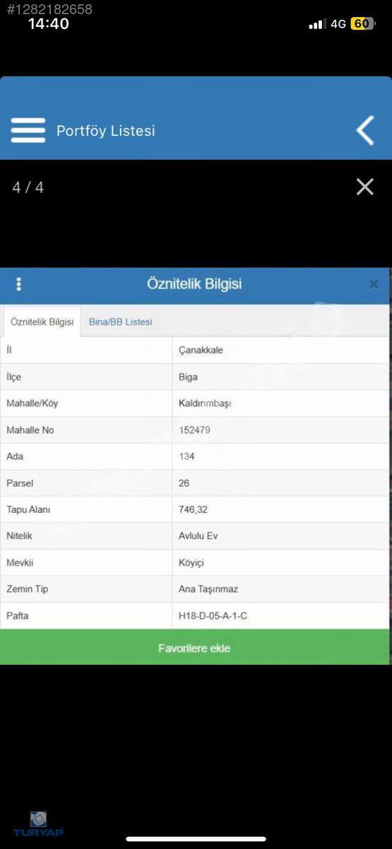 ÇANAKKALE BİGA KALDIRIMBASI'NDA KÖY İÇİ ARSA