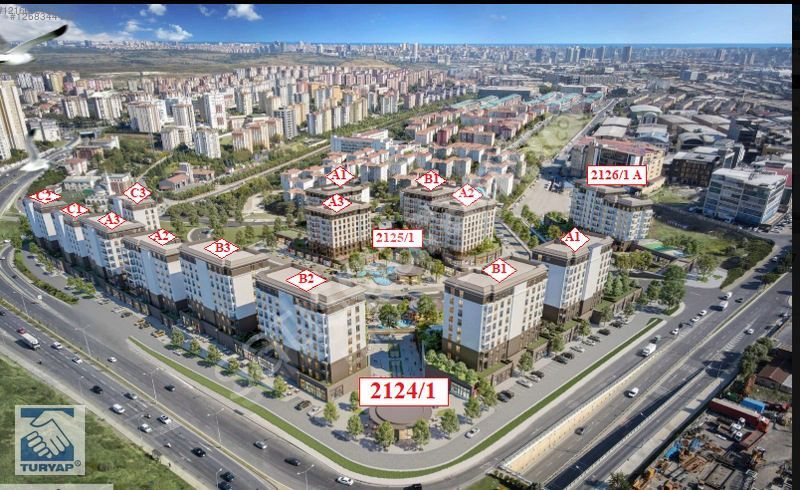 MEYDAN BAŞAKŞEHİR PEYZAJ CEPHE BÜYÜK TİP 5+1(277m²)SATILIK DAİRE