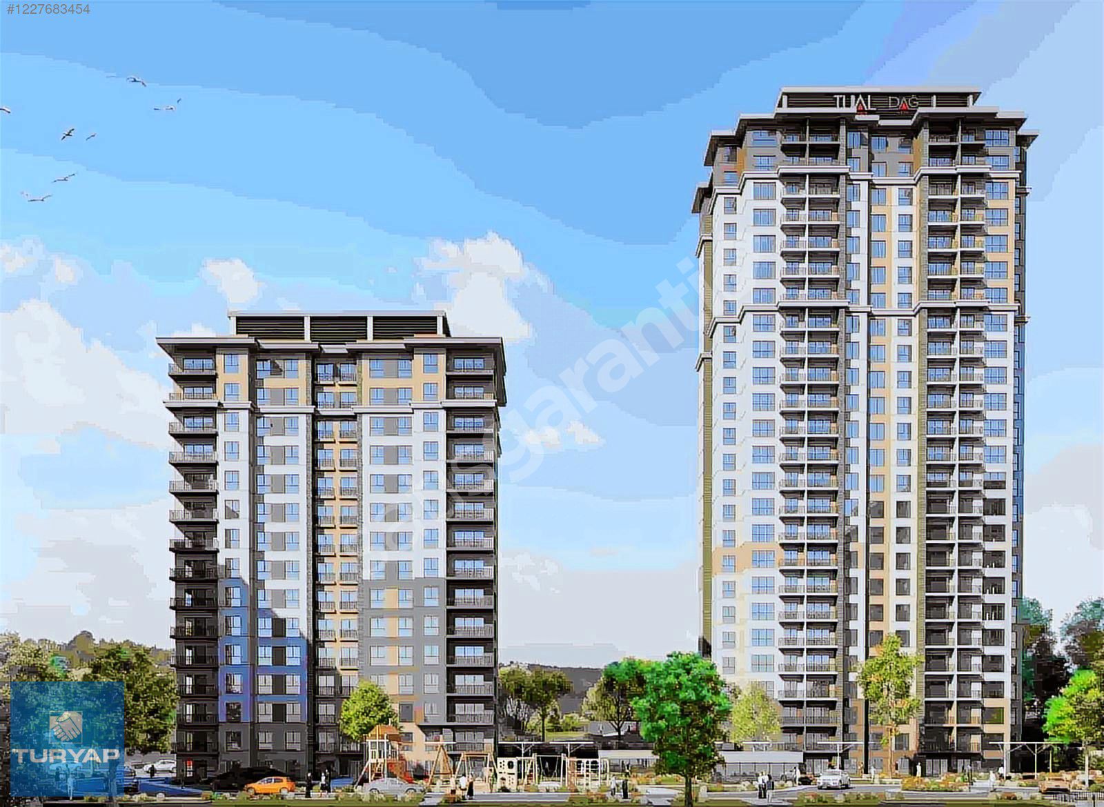 BAHÇEŞEHİRE TUAL COMFORT PEYZAJ MANZARALI 4+1 SATILIK DAİRE