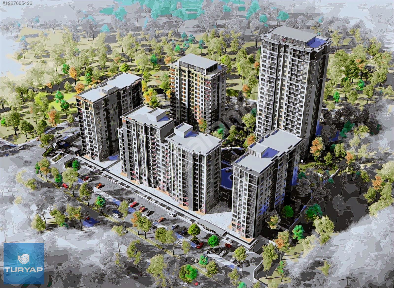 BAHÇEŞEHİR TUAL COMFORT YÜKSEK KAT 1+1 SATILIK DAİRE