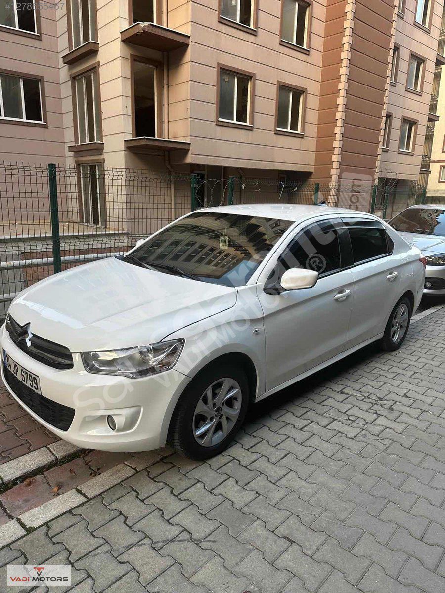 2013 MODEL CİTROEN C-ELYSEE DİZEL MANUEL 165.000 KM EXCLUSİVE