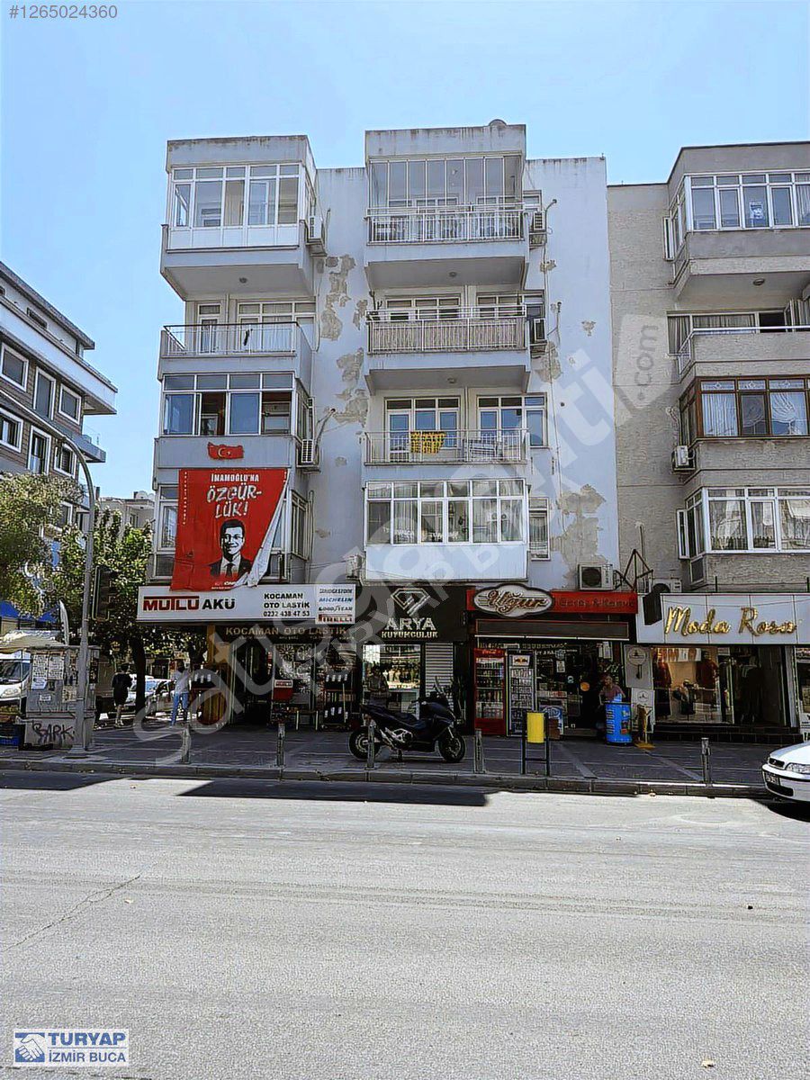 TURYAP BUCA'DAN MENDERES CADDESİ ÜZERİ ARAKAT SATILIK 3+1 DAİRE