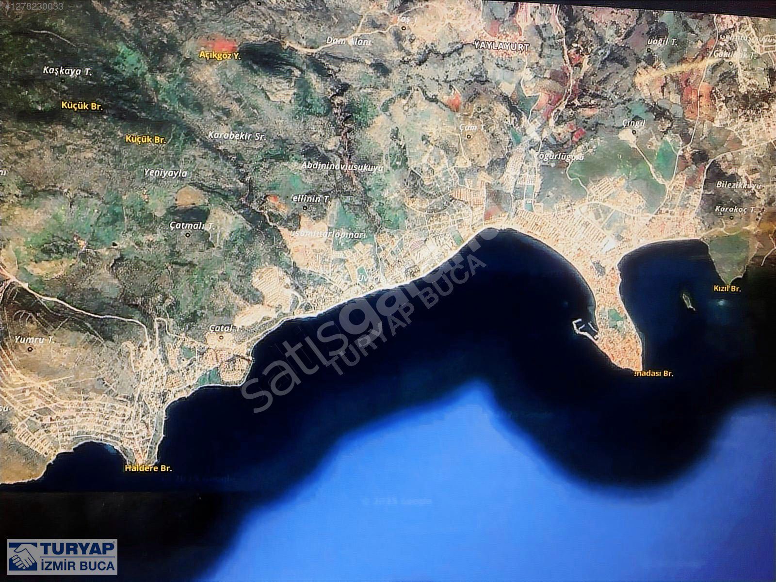 ÇANDARLI DENİZE YAKIN, VİLLA İMARLI MANZARALI 2 ADET ARSA