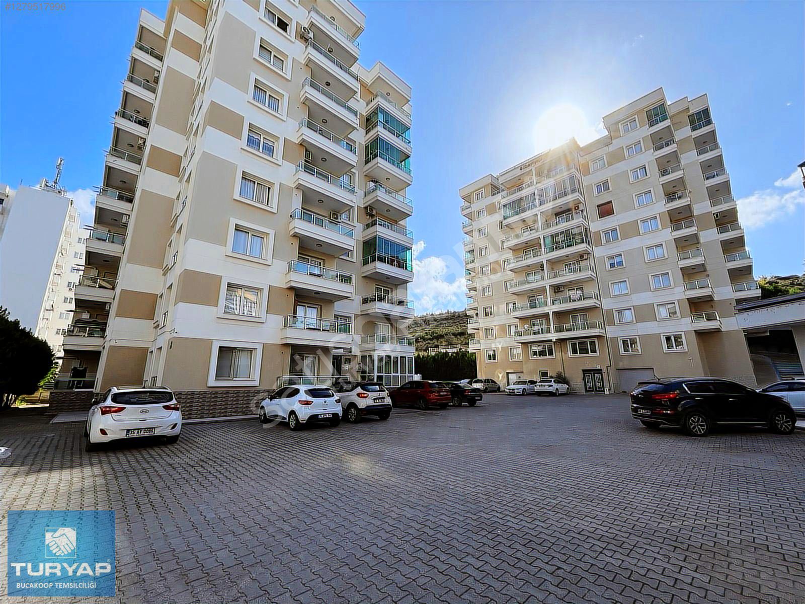 TURYAP'TAN SİTE İÇİ 2+1--100m² CAM BALKONLU DAİRE