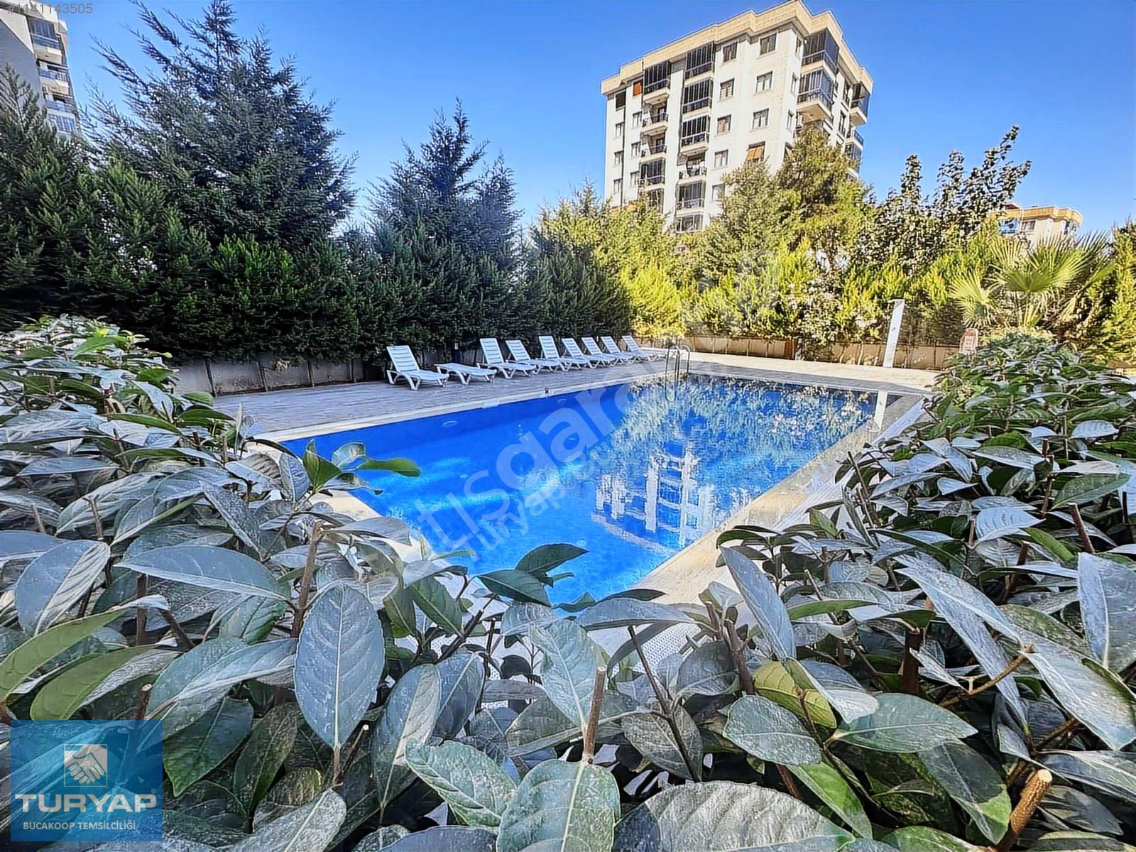 BUCA KOOP TURYAP'TAN SATILIK SİTE İÇERİSİNDE HAVUZLU LÜX DAİRE