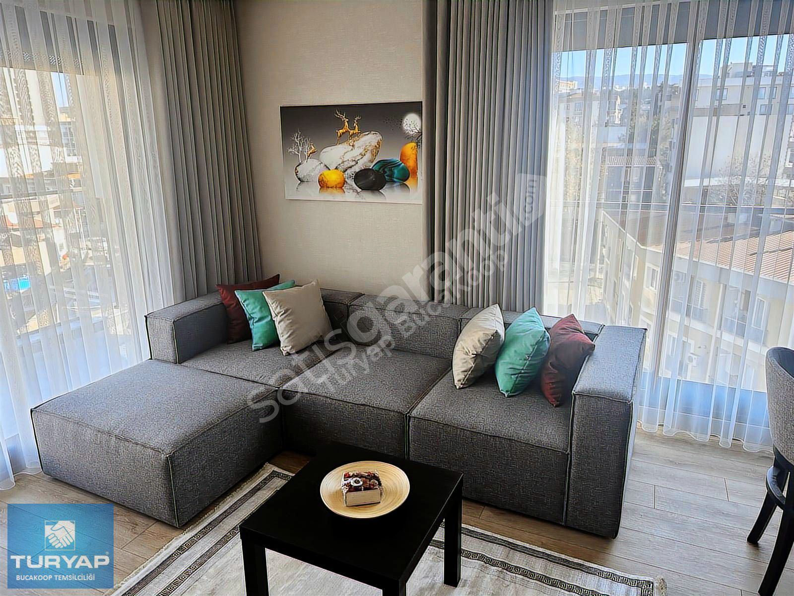 BUCA KOOP TURYAP'TAN 1+1 SATILIK LÜX HAVUZLU DAİRE