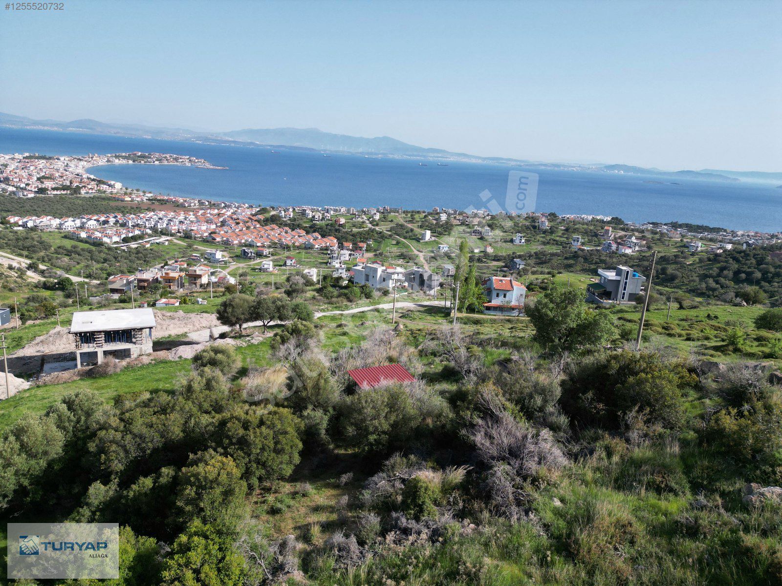 DİKİLİ ÇANDARLI DA DENİZ MANZARALI YATIRIMLIK ARSA