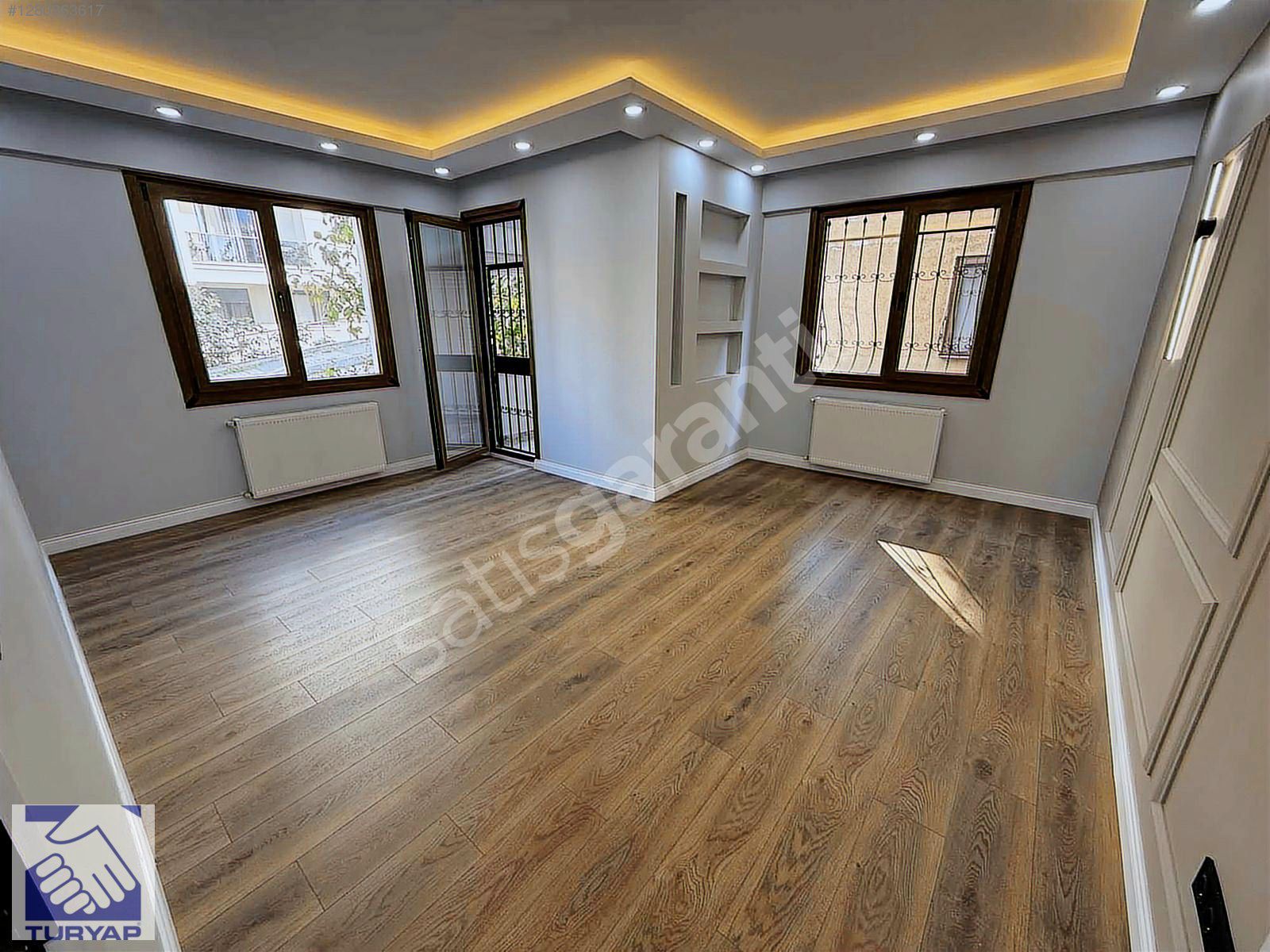 TURYAP TAN ÇINARDA 120 m2 NET ÇİFT BANYO ÇİFT BALKONLU 3+1 KATTA