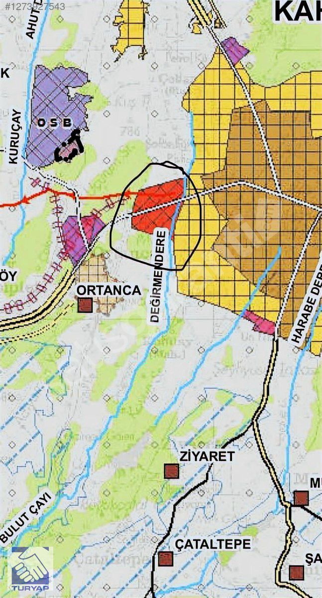 ADIYAMAN KAHTA'DA KÖYÜSTÜ MEVKİİ 12475 METREKARE EMSALSİZ ARSA!