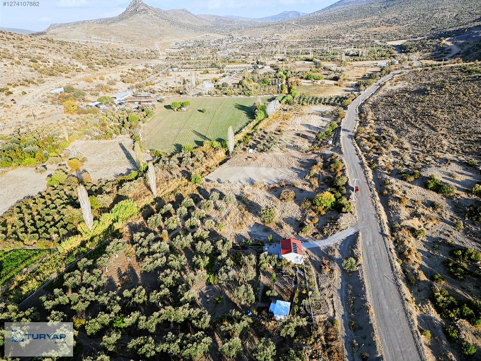 ALİAĞA UZUNHASANLARDA 1070m2 SATILIK TARLA