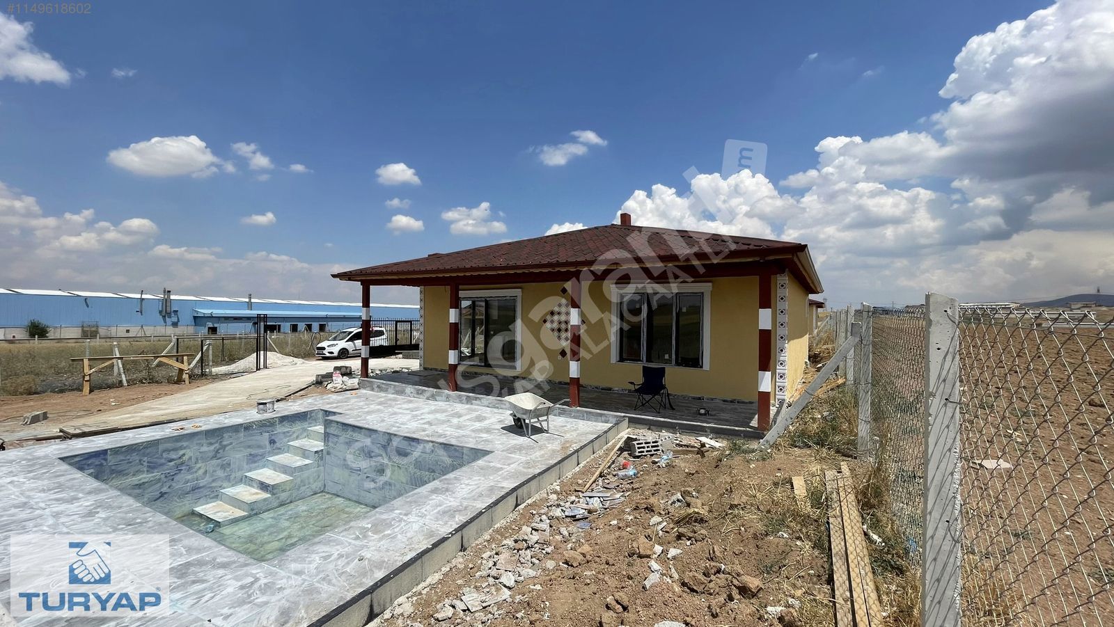 TURYAP'TAN YAĞLIPINAR'da 800m2 HİSSE ELKT/SU - YAPI KAYIT BLGE