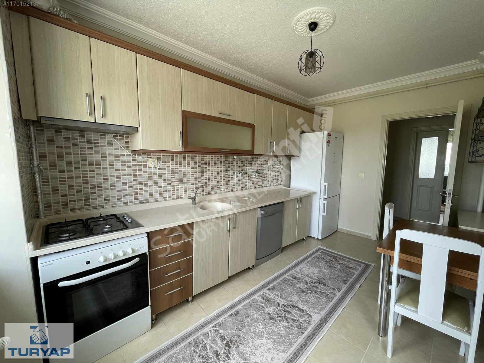 TURYAP'TAN YAPRACIK 14.BÖLGEDE Y TİPİ 3+1 GENİŞ KİRALIK DAİRE