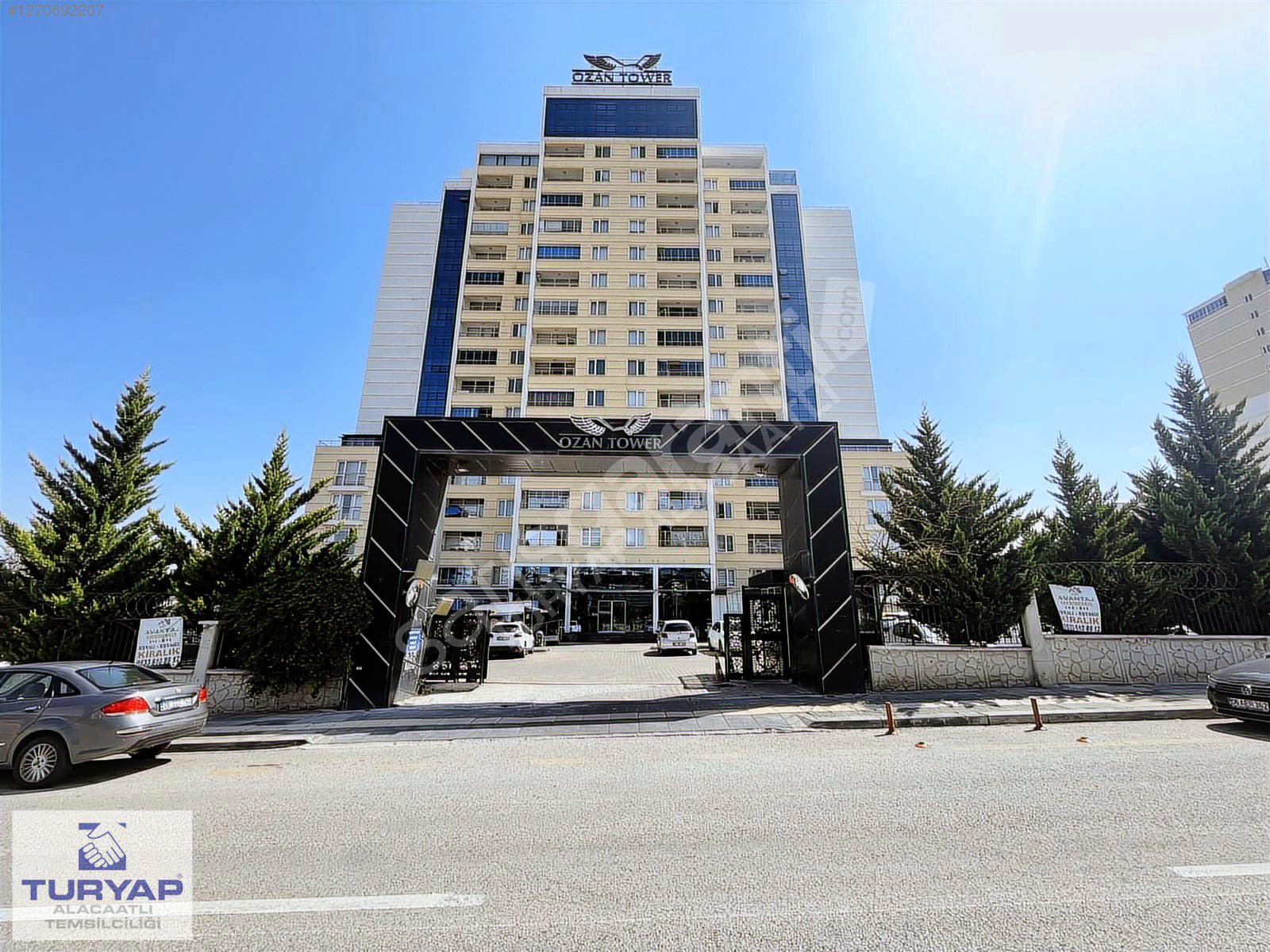 TURYAP'TAN OZAN TOWER'DA ARA KAT BÜYÜK TİP 1+1 KİRALIK DAİRE