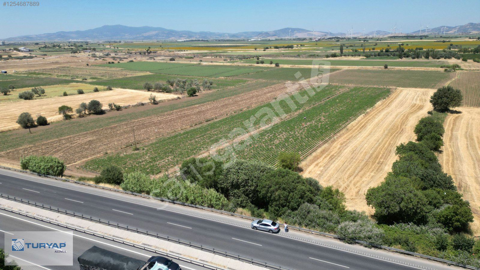 BERGAMA KURFALLI DA ÇANAKKALE ASFALTINA SIFIR SATILIK TARLA