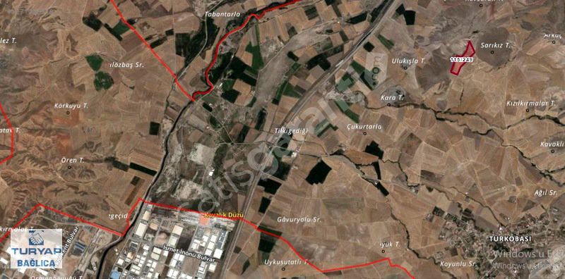 Türkobası Sanayi Yakını 441 m Karelik Arazi