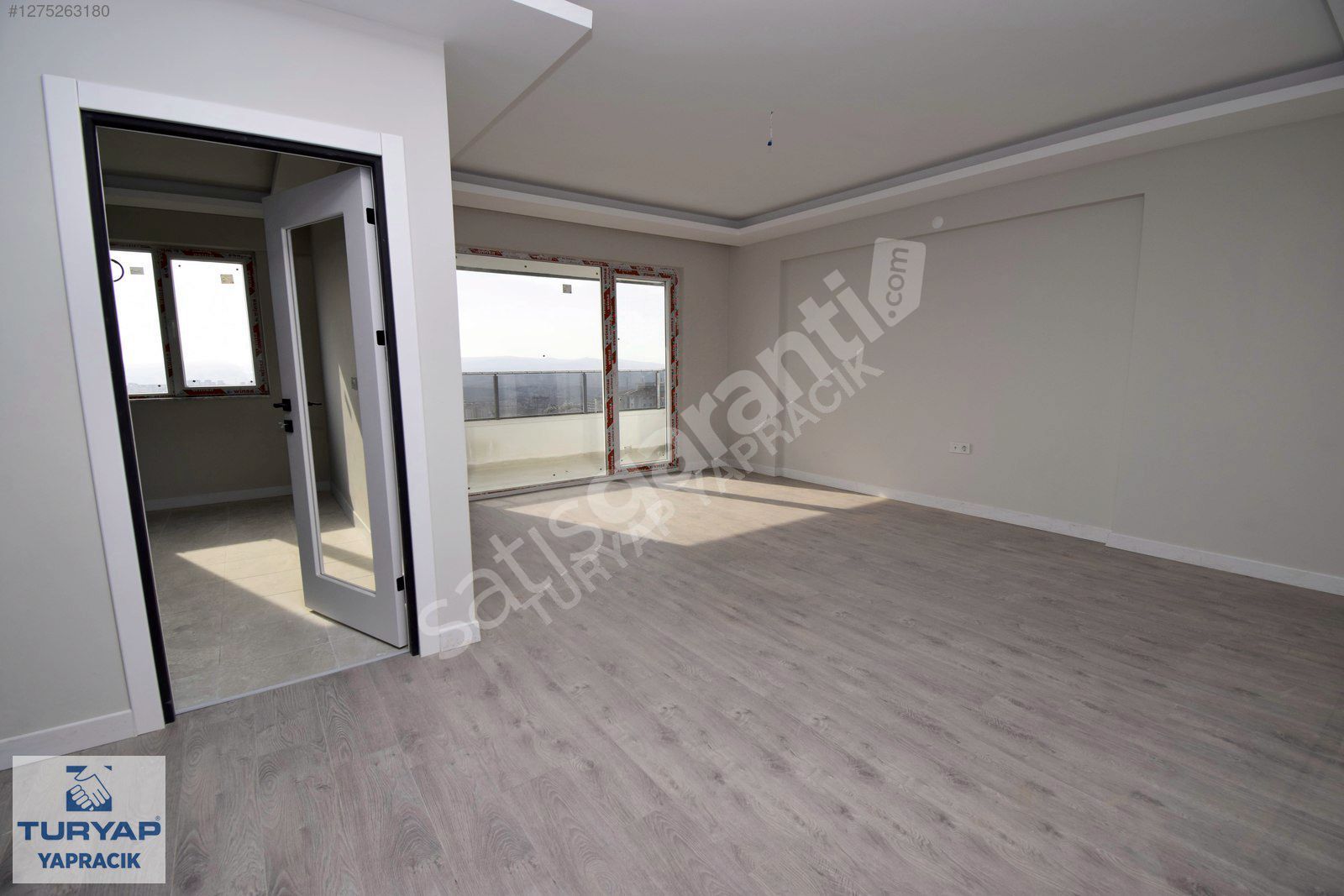 TURYAP YAPRACIK - Şehir Manzaralı İSKANLI 2+1 Daire