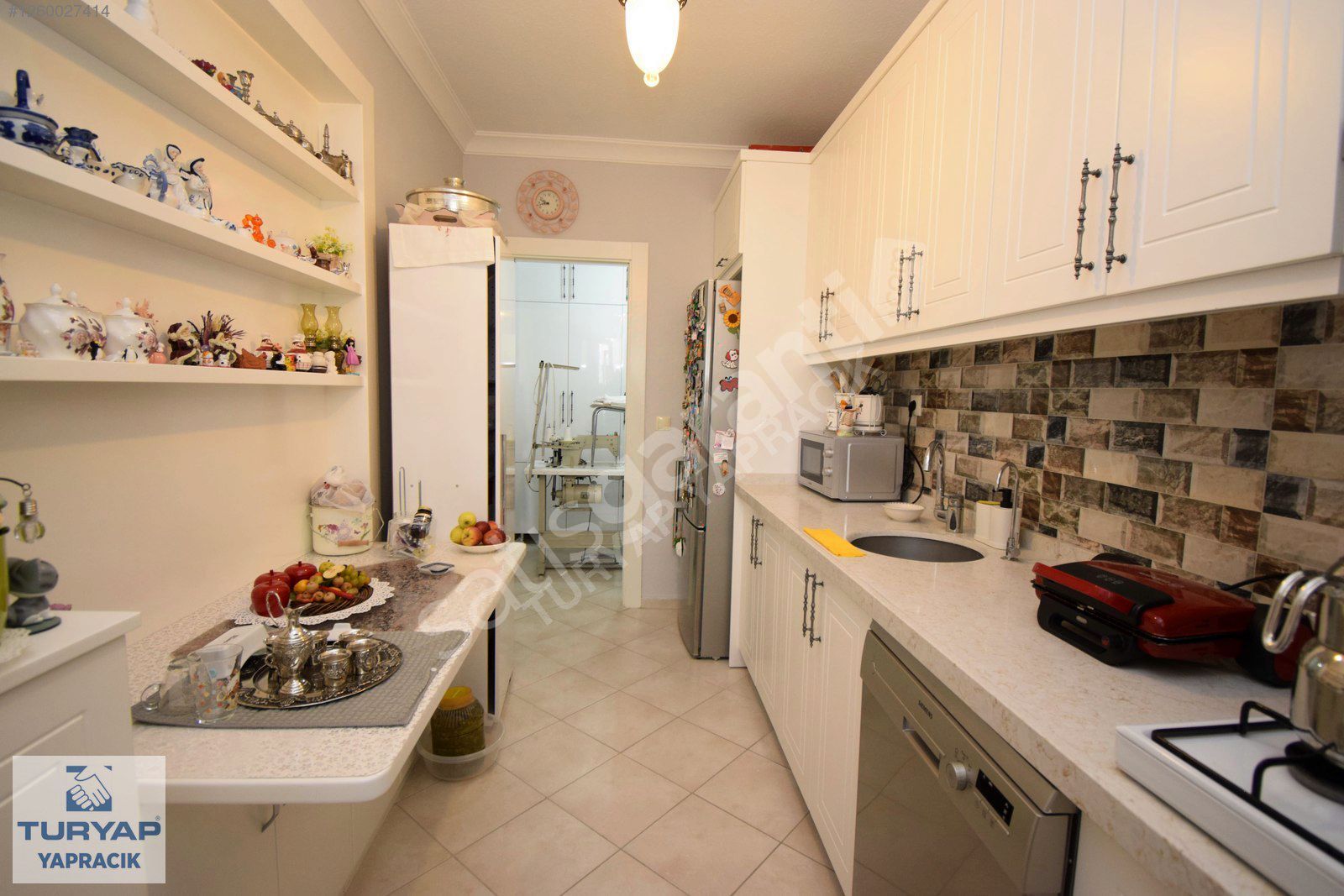 TURYAP YAPRACIK'tan 6. Bölgede Kat Konumunda Full Yapılı 2+1