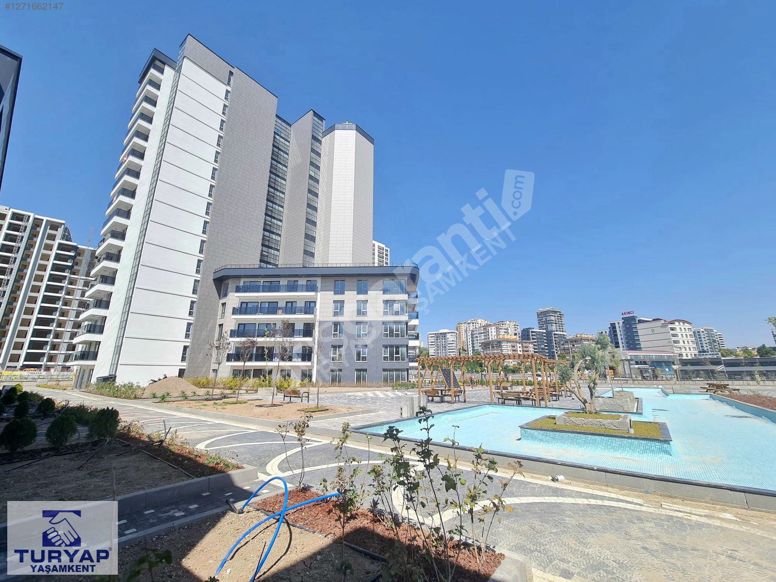 Koç Rezidansta 6. Kat, Köşe, Çift Banyolu, Bağımsız Mutfaklı 2+1