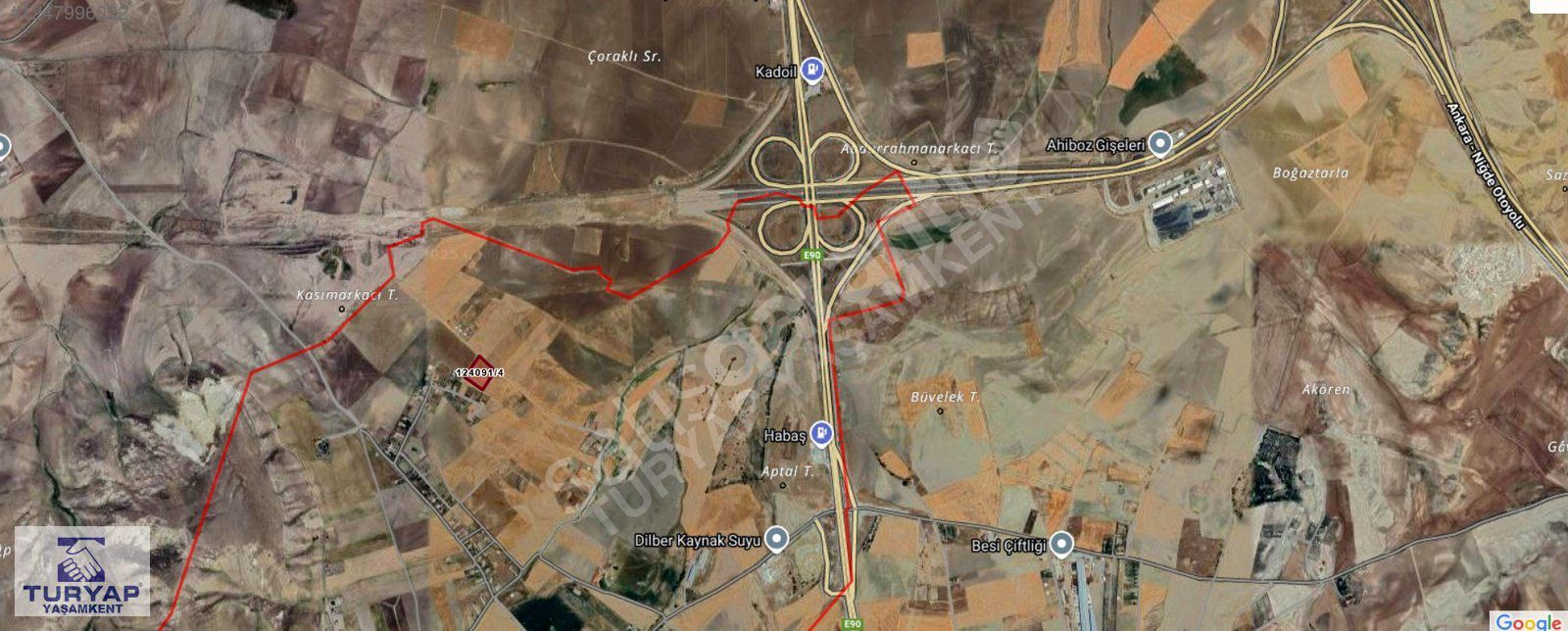 GÖLBAŞI MAHMATLIBAHÇE MAHALLESİNDE TEK VE KÖK TAPU TARLA