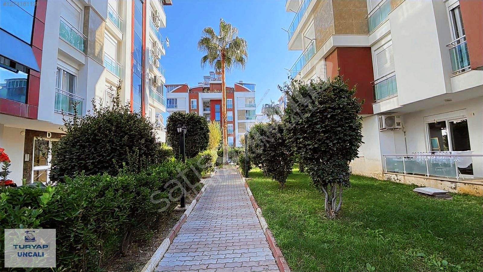 KONYAALTI HURMA'DA HVZ. SİTEDE ARA KAT EŞYALI KİRALIK 1+1 DAİRE