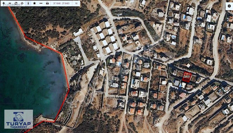 TURYAP'TAN MUĞLA MİLAS ADABÜKÜ'NDE DENİZ MANZARALI VİLLA ARSASI