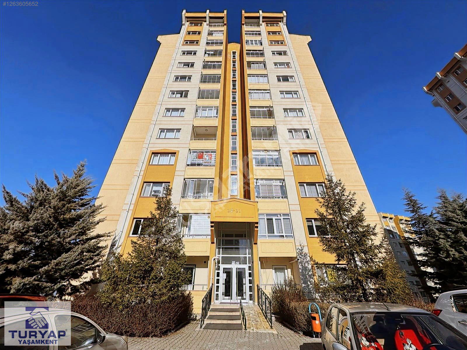 TURYAP'TAN TOKİ TURKUAZ'DA CAM BALKONLU MANZARALI 2+1 DAİRE