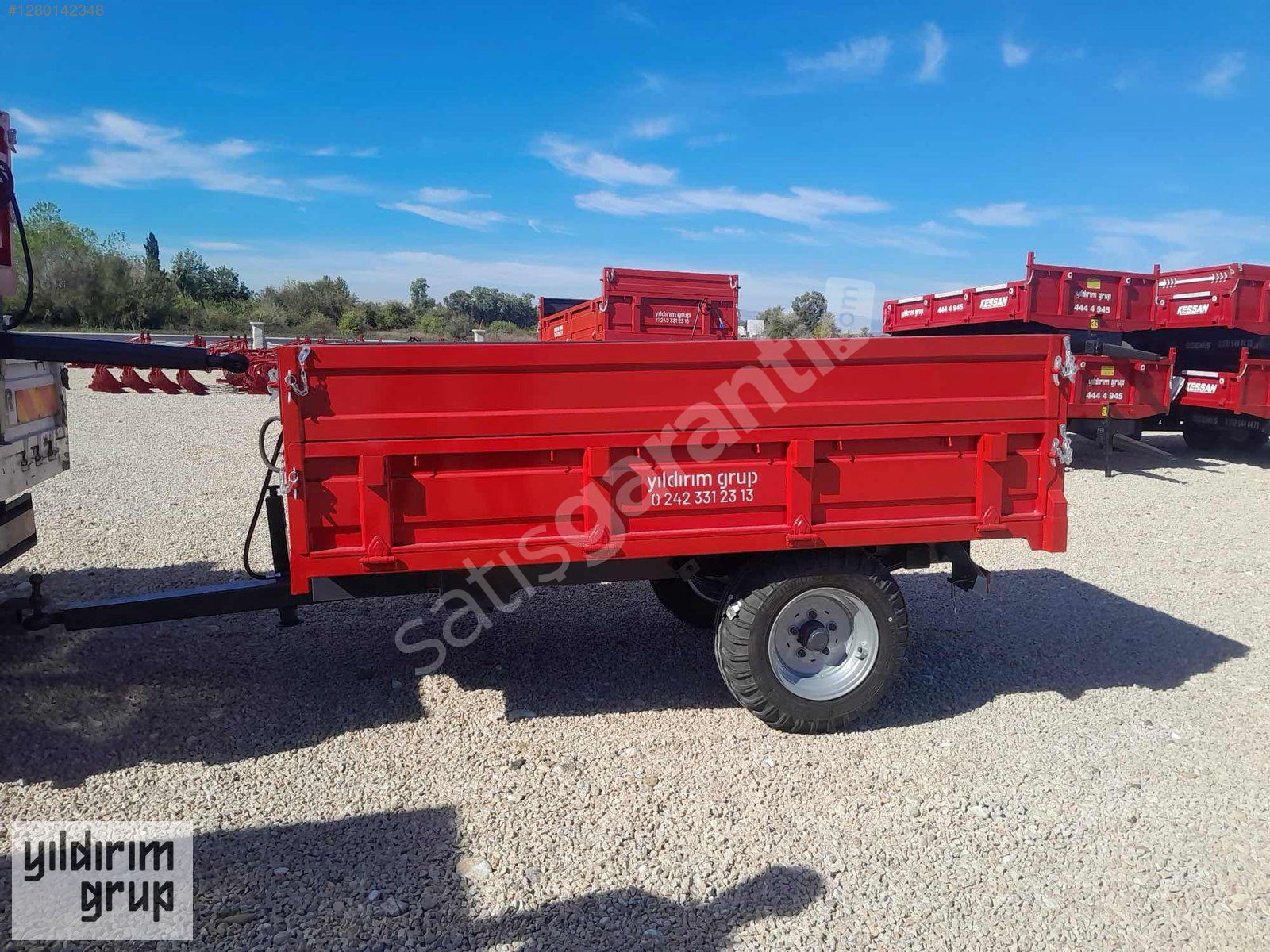 YILDIRIM GRUP 2.5 TON DAMPERLİ RÖMORK (SIFIR)