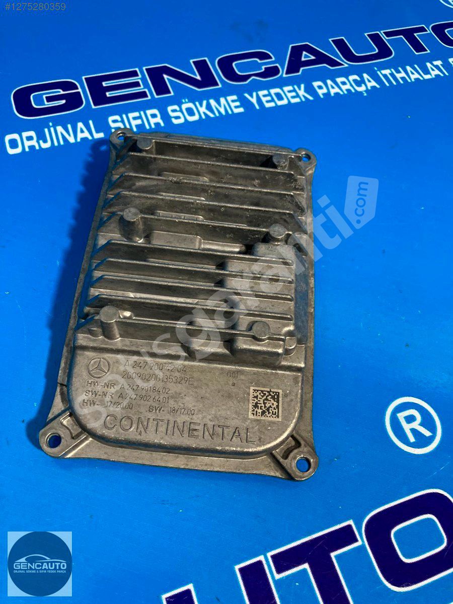 MERCEDES W118 CLA FAR BEYNİ SÖKME ORJİNAL A2C7530782300