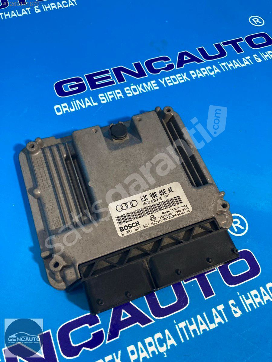 AUDİ A3 1.6 FSI MANUEL MOTOR BEYNİ SÖKME ORJİNAL 03C906056AE