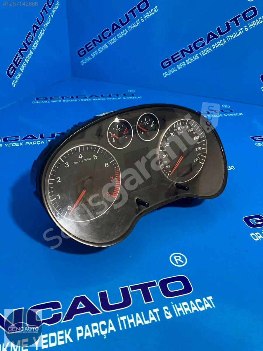 AUDİ A3 MANUEL GÖSTERGE SAATİ SÖKME ORJİNAL 8P0920930 G