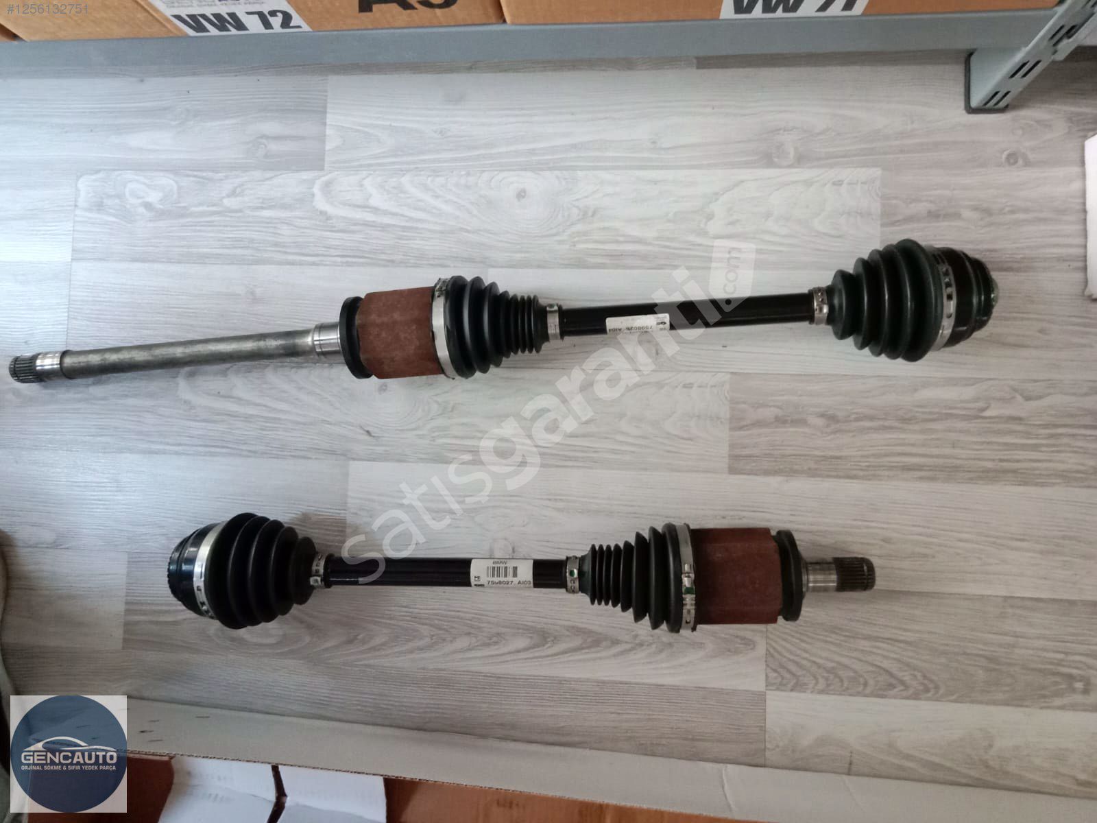 BMW F25 X3 N47 DİZEL OTOMATİK AKS ÖN SOL SÖKME ORJ 7598027 A
