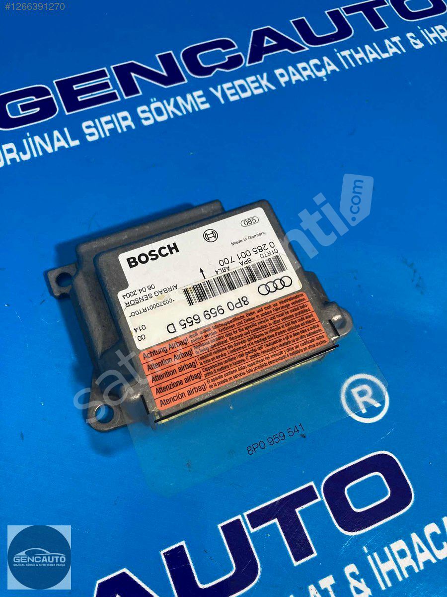AUDİ A3 AİRBAG BEYNİ SÖKME ORJİNAL OEM 8P0959655 D