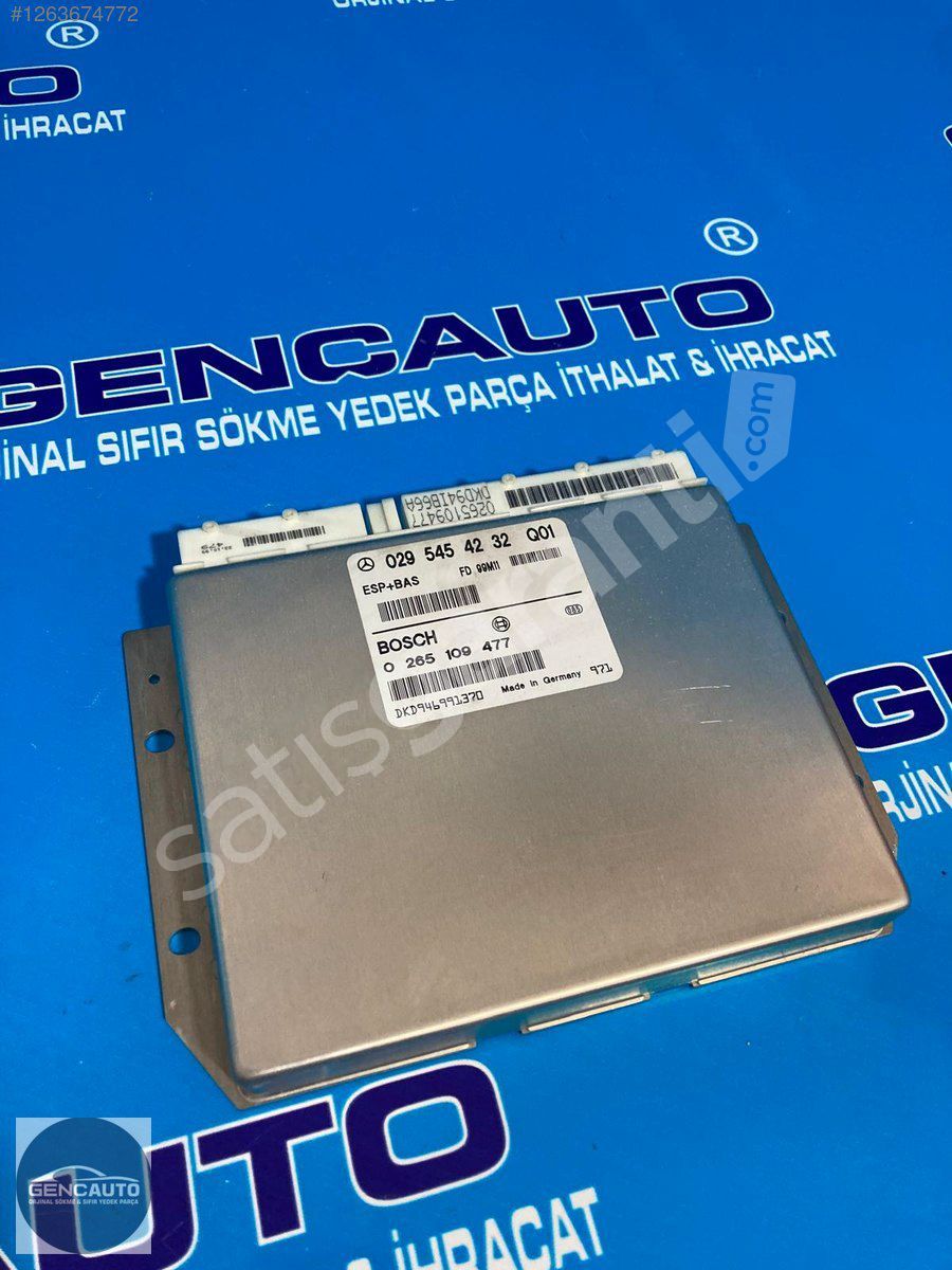 MERCEDES W168 A KASA ABS KONTROL BEYNİ SÖKME ORJ A0295454232 Q01