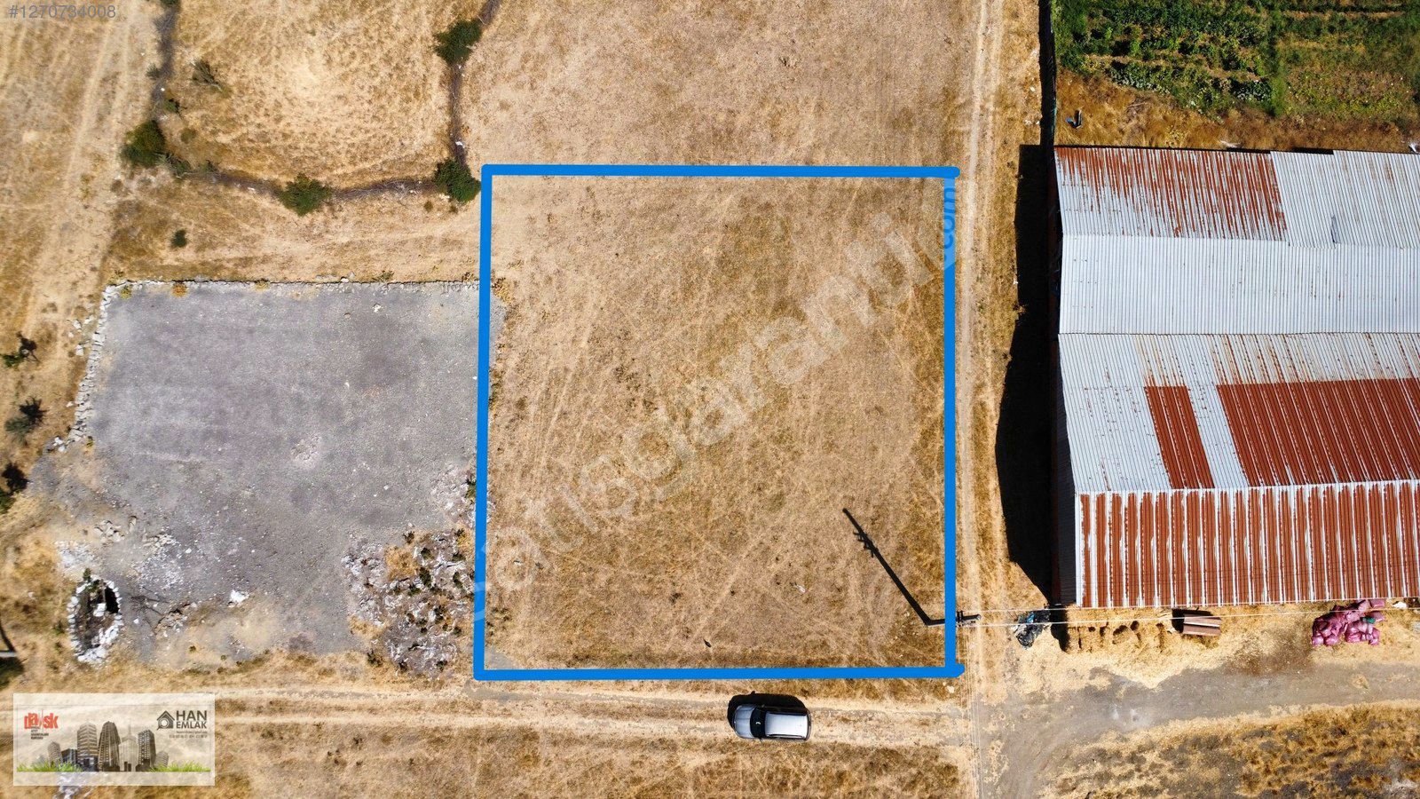 BİGA BALIKLIÇEŞME'DE 678 m2 SANAYİ VE KONUT İMARLI KÖŞE ARSA