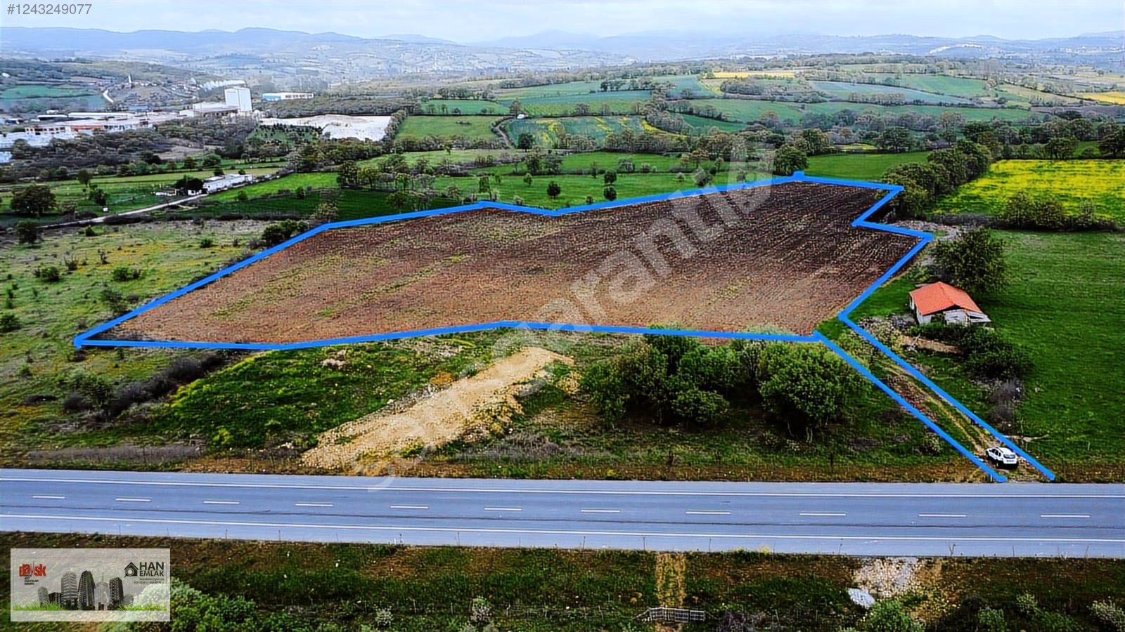 HAN EMLAK'TAN 25750 m2 ÇAN ETİLİ ANAYOL ÜSTÜ SATILIK TARLA