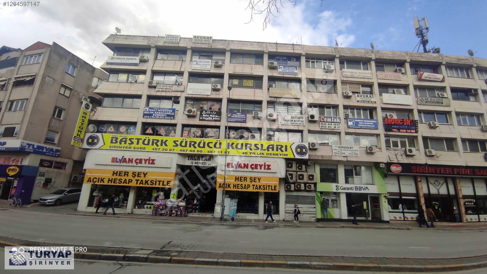 Buca Şirinyer Menderes Cd. Üzeri Kiralık Asansörlü Ofis/İşyeri