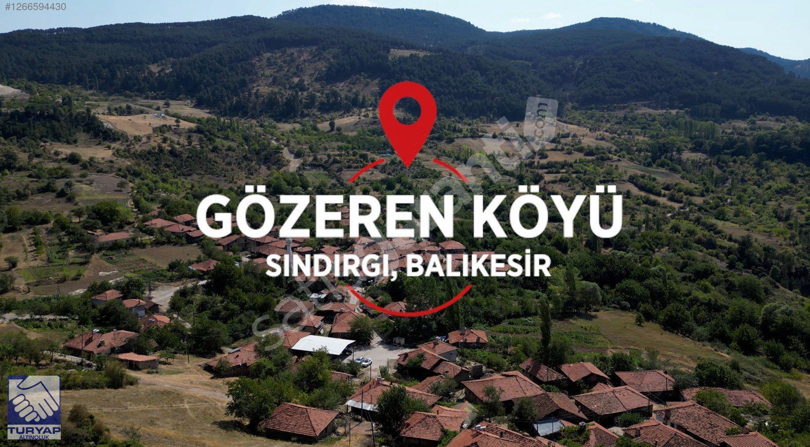 TURYAP'TAN SINDIRGI GÖZEREN KÖY MEYDANINDA KARGİR EV VE ARSASI