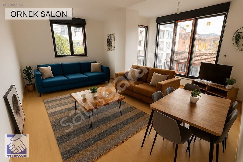 TURYAP BERKAY'DAN SIFIR BİNA'DA 3.KATTA ÖNÜ AÇIK BOŞ 3+1 110M²!