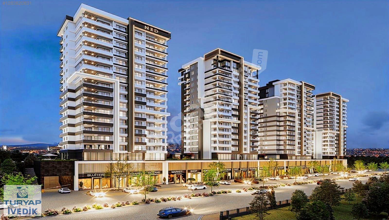 TURYAP İVEDİK'TEN ''NED ÇİÇEKLİ''DE SATILIK 3+1 ULTRA LÜKS DAİRE