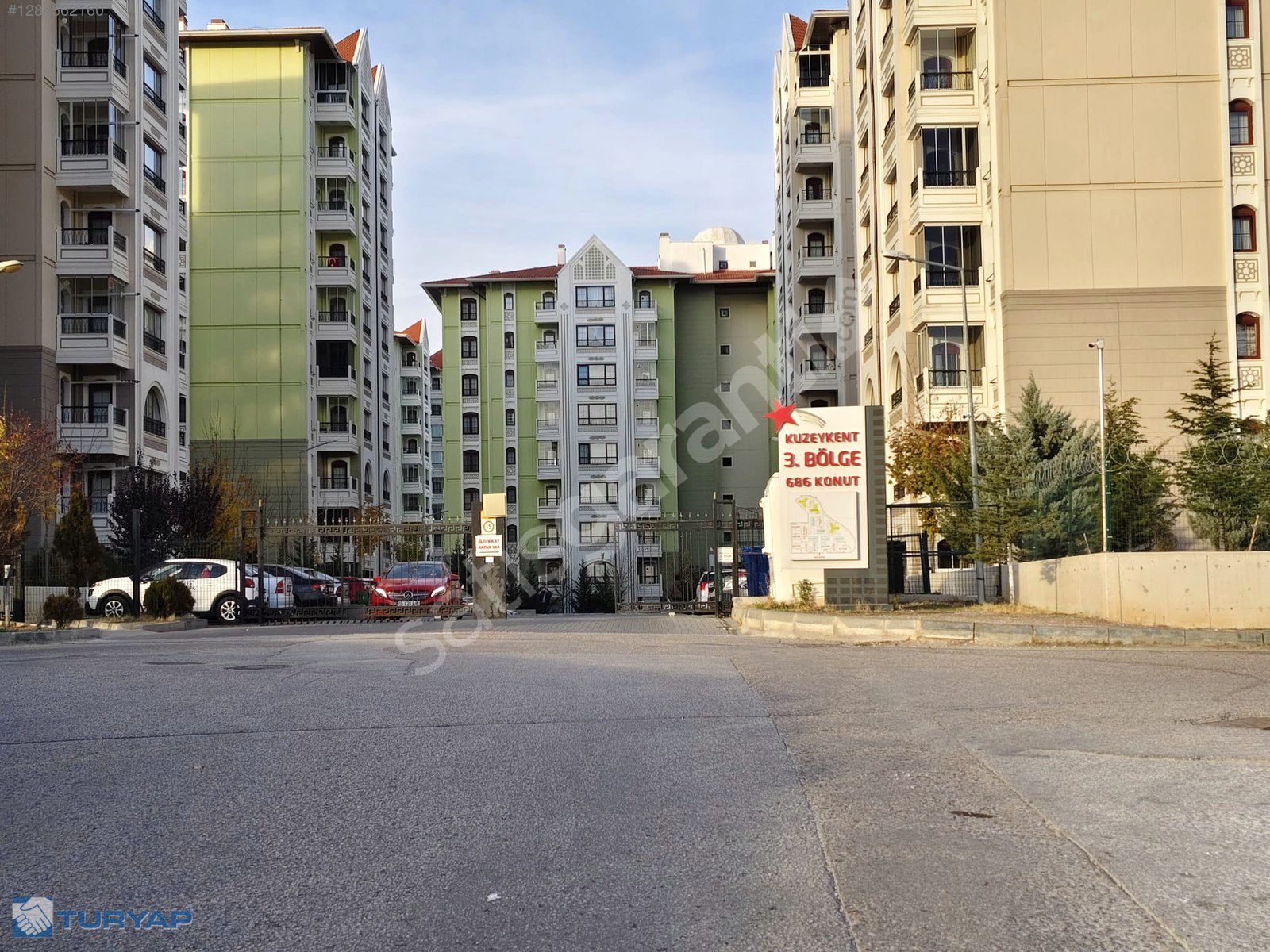 TURYAP'tan 686.Etapta Satılık Giriş kat 3+1