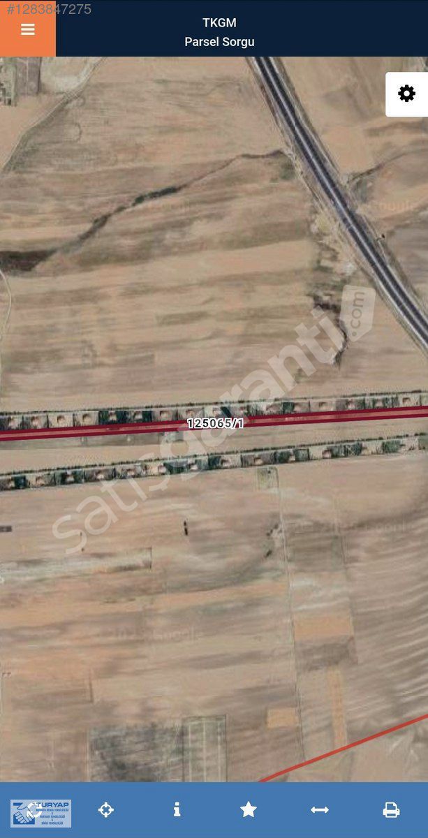 TURYAP'TAN GÖKÇEHÖYÜK BULVARI,ANAYOL KENARINDA 2000 M2 TARLA