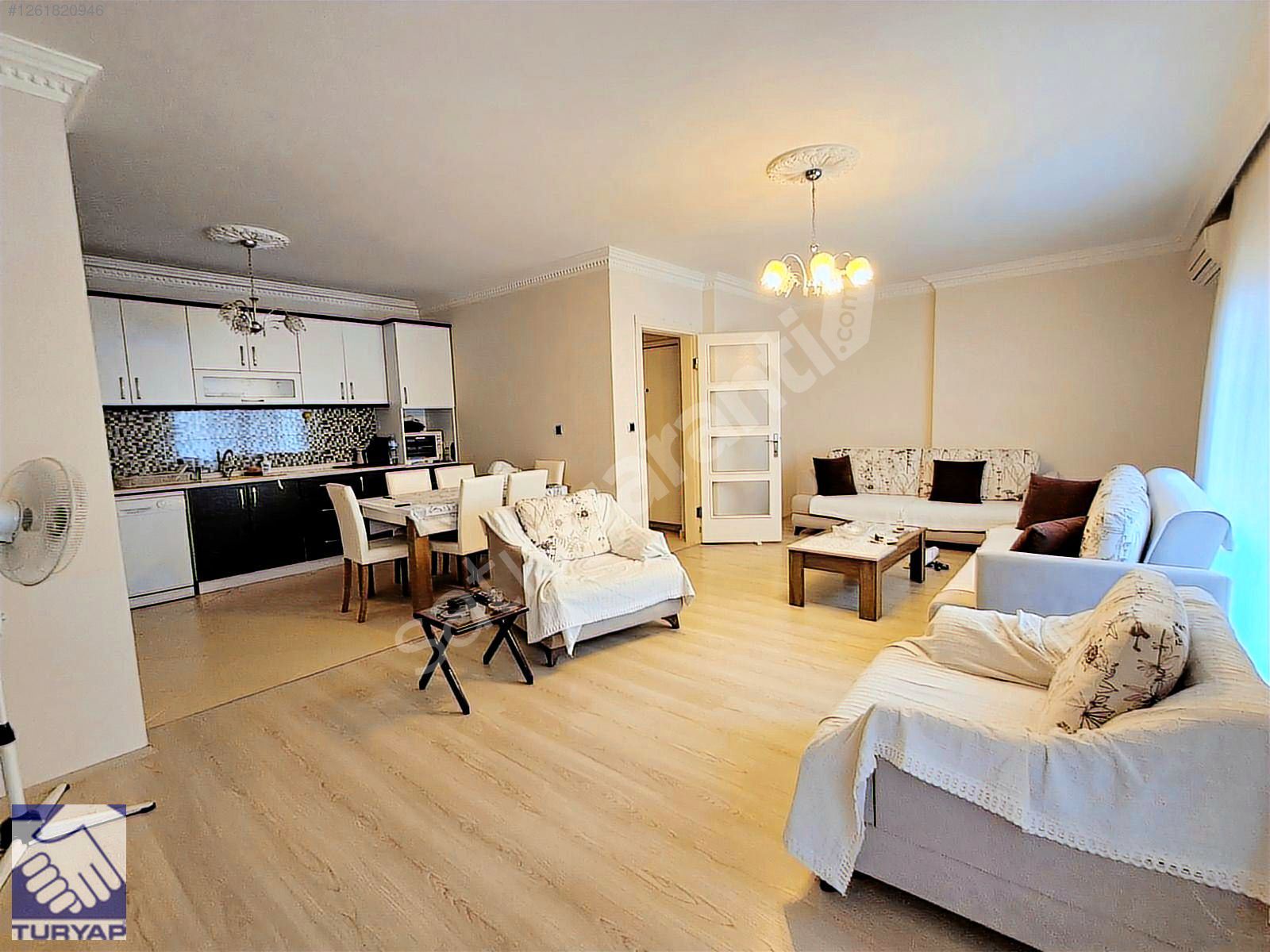 SAHILE 100 METRE MESAFEDE 105 M2 ESYALI KIRALIK 2+1 DAIRE