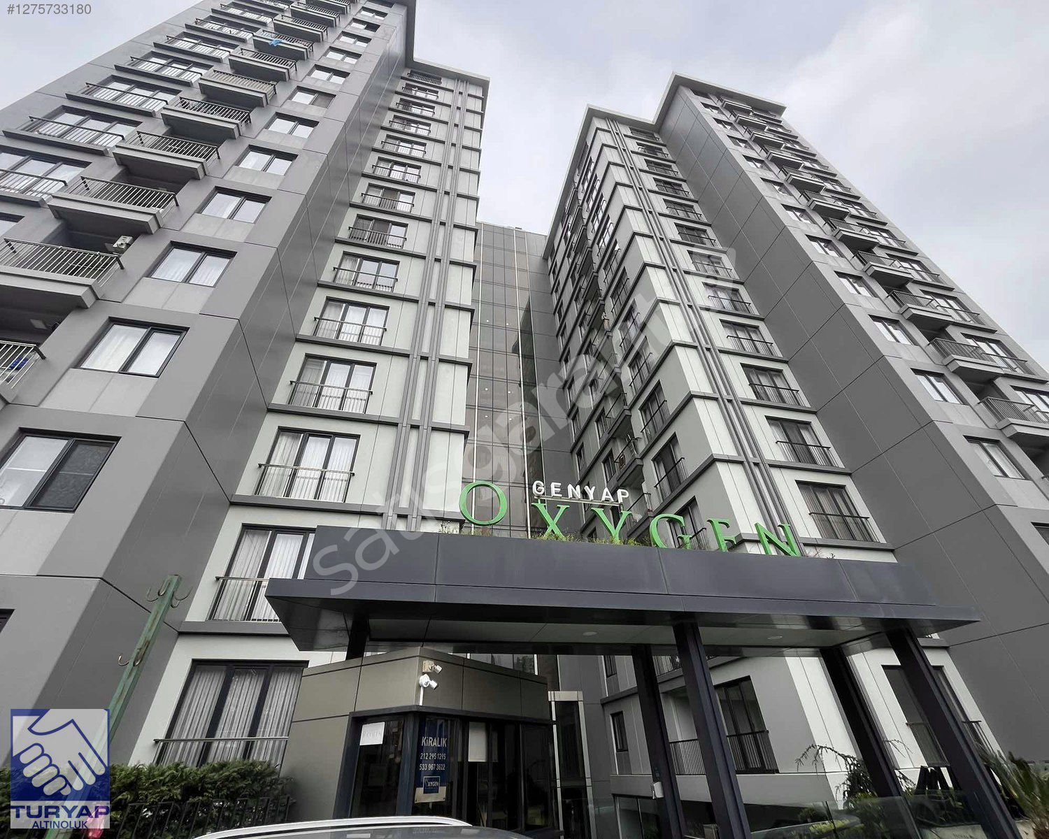 GENYAP OXYGEN'DE 1+1 BAHÇELİ KİRALIK DAİRE