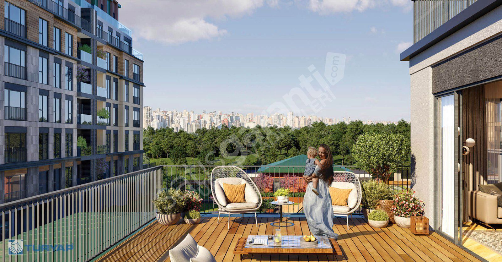 EMLAK KONUT EBRULİ KAYAŞEHİR 4+1 KAT 9 4+1 SATILIK LÜX DAİRE