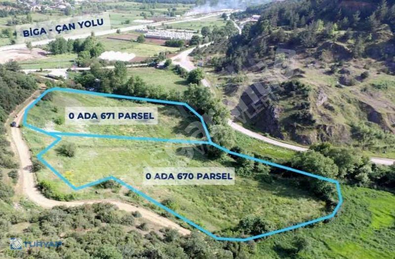 ÇANAKKALE ÇAN İLÇE MERKEZİNDE ANAYOLA YAKIN SANAYİ İMAR PLANI İÇ