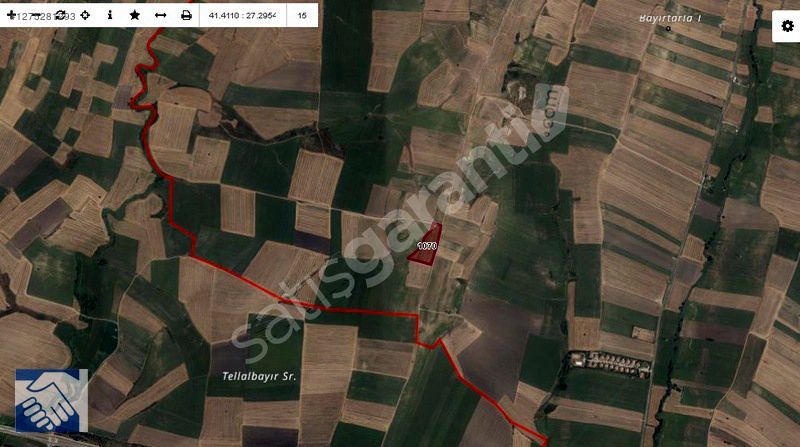 LÜLEBURGAZ AYVALI KÖYÜNDE 11450 M2 TARLA OTOBANA 1 KM MESAFE KAL