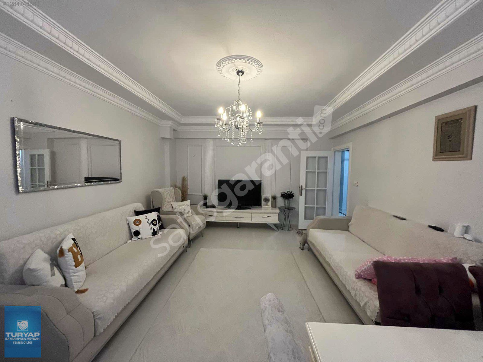 TURYAPTAN TERAZİDERE'DE 3+1 110M2 BAHÇE KATI YÜKSEK PENCERELİ