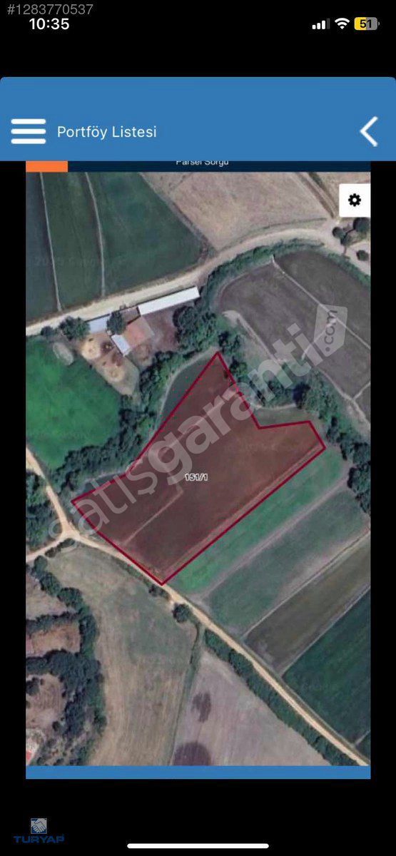 ÇANAKKALE BİGA HACIKÖYDE SATILIK TARLA